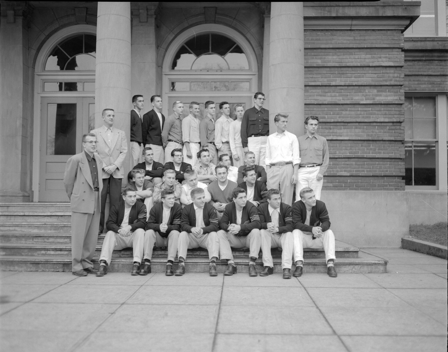The 1954 Chehalis High School football team is pictured here.